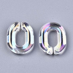 Transparent Acrylic Linkings Rings&nbsp;PACR-N010-030A-01