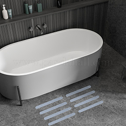 12 Bags Transparent PVC Bathtub Waterproof Bathroom Anti-slip Strips&nbsp;AJEW-BC0010-45