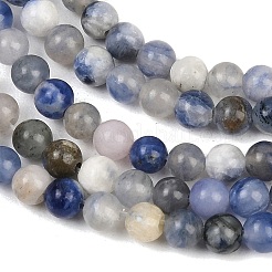 Natural Sodalite Round Bead Strands&nbsp;G-E334-4mm-08