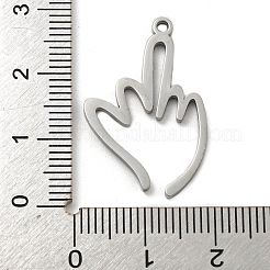 Non-Tarnish 304 Stainless Steel Pendants&nbsp;STAS-K253-08P