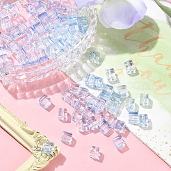 100Pcs Baking Paint Transparent Glass Beads&nbsp;DGLA-YW0001-35G