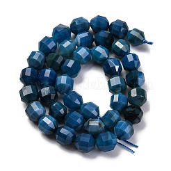 Natural Banded Agate(Dyed & Heated) Beads Strands&nbsp;G-C171-D01-01