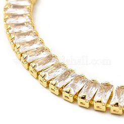 Clear Cubic Zirconia Tennis Bracelets&nbsp;BJEW-A132-20G