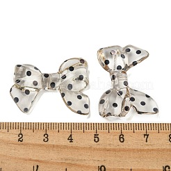 Transparent Printed Acrylic Beads&nbsp;OACR-H124-01D