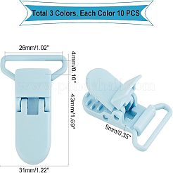 Eco-Friendly Plastic Baby Pacifier Holder Clip&nbsp;KY-CA0001-05