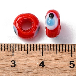 Handmade Evil Eye Lampwork Beads&nbsp;LAMP-F021-01-03
