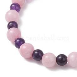 3Pcs Natural Quartz & Rose Quartz Beads Stretch Bracelet for Women&nbsp;BJEW-JB13153