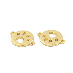 Rack Plating Brass Connector Charms&nbsp;KK-P269-19G