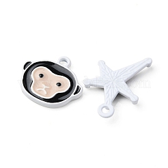 13Pcs 13 Style Spray Painted Alloy Enamel Pendants&nbsp;ENAM-YW0001-01