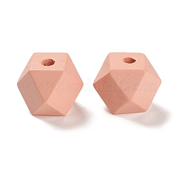 Spray Painted Natural Maple Wood Beads&nbsp;WOOD-M007-07B