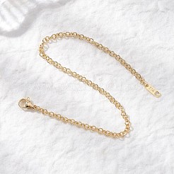Soldered Brass Rolo Chain Bracelets&nbsp;BJEW-JB12723
