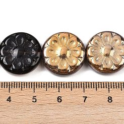 Czech Pressed Glass Beads&nbsp;GLAA-I061-48B