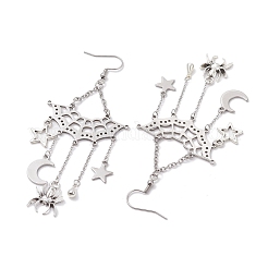 Non-Tarnish 304 Stainless Steel Dangle Earrings&nbsp;EJEW-TA00442