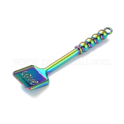 Rainbow Color Alloy Pendants&nbsp;FIND-G022-C01-M