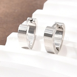 201 Stainless Steel Hoop Earrings&nbsp;EJEW-T056-02P