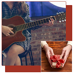 PU Leather Guitar Picks Holder&nbsp;DIY-WH0899-692