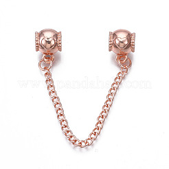 Rack Plating Alloy European Dangle Charms&nbsp;MPDL-N039-228RG