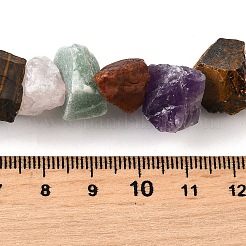 Natural Amethyst & Tiger Eye & Green Aventurine & Rose Quartz & Carnelian Beads Strands&nbsp;G-I283-F17