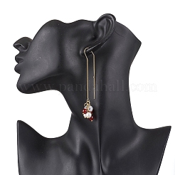 Shell Pearl Ear Thread&nbsp;EJEW-JE06499-03