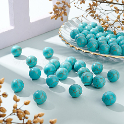 50Pcs Synthetic Turquoise Beads&nbsp;G-AR0004-59
