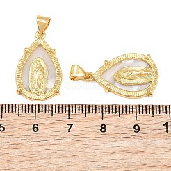 Brass Shell Pendants&nbsp;CU-CBA9482-05G-08