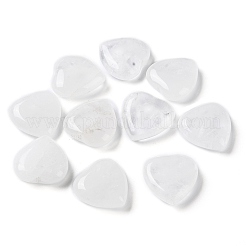 Natural Quartz Crystal Heart Palm Stones&nbsp;G-M416-09F
