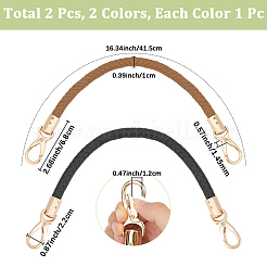 2Pcs 2 Colors PU Leather Bag Strap&nbsp;FIND-CL0001-07B