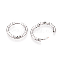 304 Stainless Steel Hoop Earrings&nbsp;EJEW-T048-24B-P