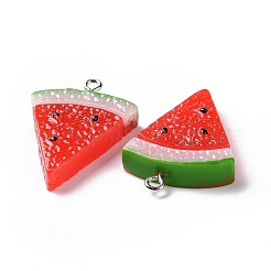 Opaque Resin Fruit Pendants&nbsp;LS-RESI-H144-07