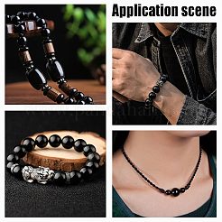 1 Strand Natural Black Tourmaline Beads Strands&nbsp;G-OC0004-20