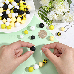 100Pcs Silicone Beads&nbsp;SIL-PA0001-39B
