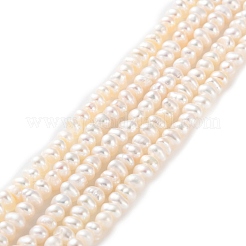 Natural Cultured Freshwater Pearl Beads Strands&nbsp;PEAR-I007-02I-01