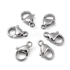 Tarnish Resistant Polished 316 Surgical Stainless Steel Lobster Claw Clasps&nbsp;STAS-R072-11A