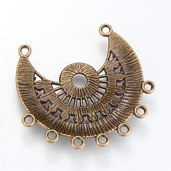 Tibetan Style Alloy Link Rhinestone & Tray Settings&nbsp;TIBE-S302-27AB-LF