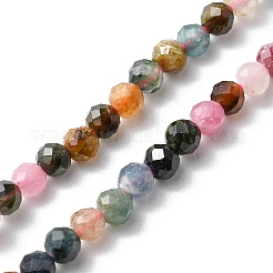 Natural Multicolor Tourmaline Beads Strands&nbsp;G-YW0001-18