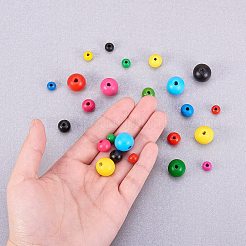 Dyed Wood Beads&nbsp;WOOD-PH0008-03