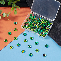 70Pcs 2 Styles Glass Cabochons&nbsp;GLAA-TADJ0001-18B