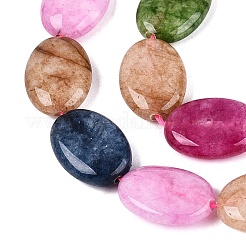 Dyed Natural White Jade Beads Strands&nbsp;G-N370-01A-20