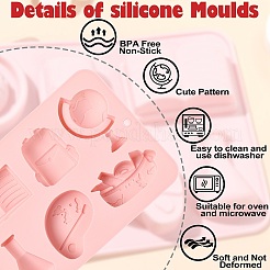 6 Different Shapes Silicone Molds&nbsp;ST-CJ0007-33
