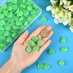 100Pcs Luminous Resin Beads Display Decoration&nbsp;RESI-SP0001-47B
