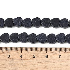 Synthetic Blue Goldstone Beads Strands&nbsp;GG-CBA199E-B02-01
