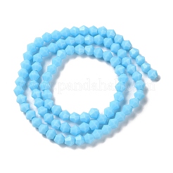 Opaque Solid Color Imitation Jade Glass Beads Strands&nbsp;EGLA-A039-P4mm-D12
