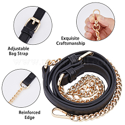 Adjustable PU Leather Bag Shoulder Straps&nbsp;FIND-WH0137-16A