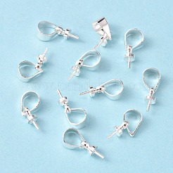 Brass Cup Pearl Peg Bails Pin Pendants&nbsp;X-KK-E473-S