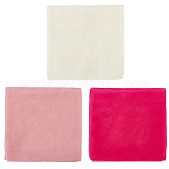 3Pcs 3 Colors Folding Velvet Jewelry Storage Bags for Earrings Rings Bracelets&nbsp;ABAG-CN0001-69B