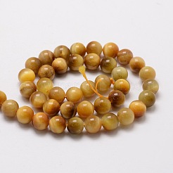 Natural Tiger Eye Round Beads Strands&nbsp;G-E329-6mm-40C