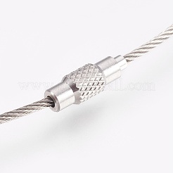 Tarnish Resistant 304 Stainless Steel Wrap Bracelets Making&nbsp;BJEW-I267-004B