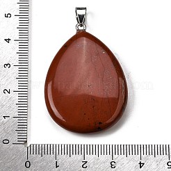 Natural Red Jasper Pendants&nbsp;G-F820-14P-14