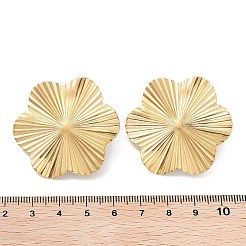 Ion Plating(IP) 304 Stainless Steel Stud Earring Findings&nbsp;STAS-P357-01C-G