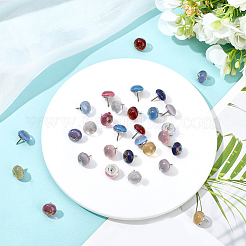 30Pcs 10 Colors Iron Drawing Pins&nbsp;AJEW-BM0001-02